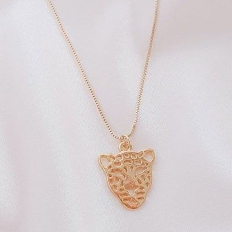 [ SEMIJOIA ] Colar Banhado no Ouro 18k Onça