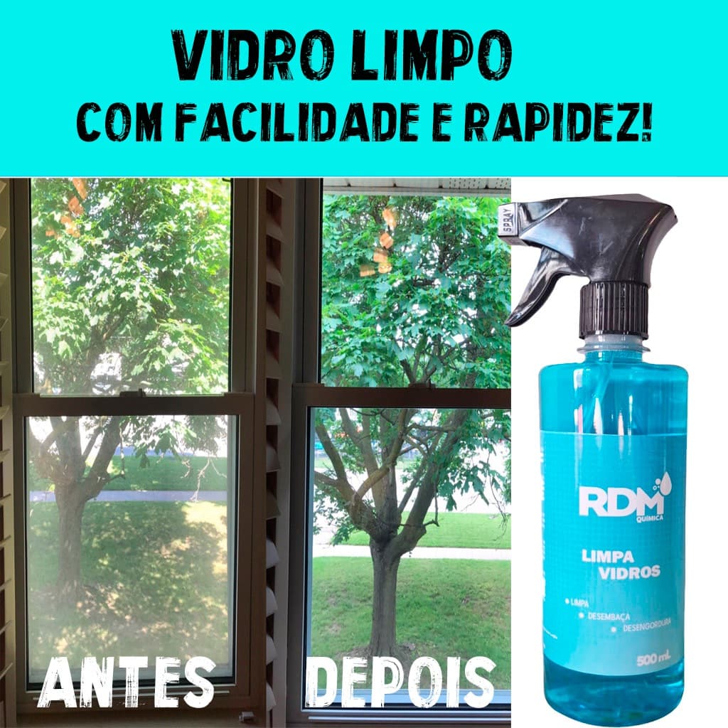 Limpador de vidros e espelhos RDM 500ml