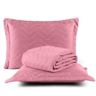 Cobre Leito Luxo Casal + 2 Porta Travesseiro - Atelie
