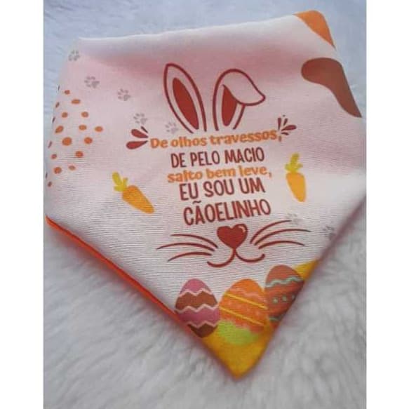Pascoa Bandana de cãoelinho