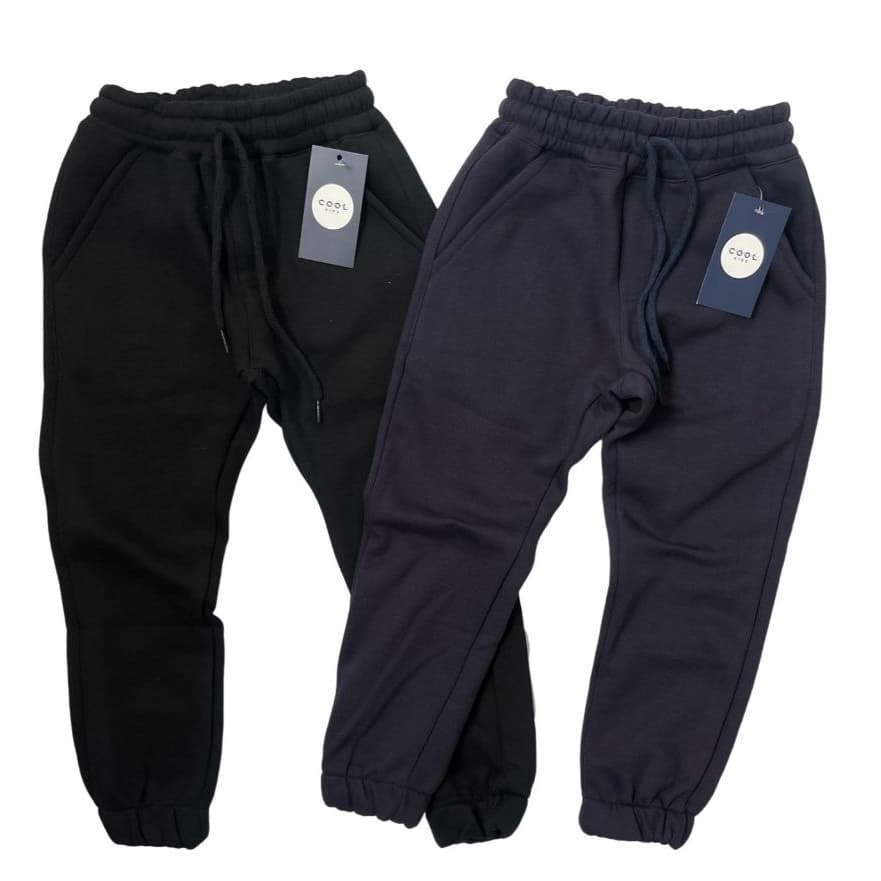 combo com 2 calça elástico masculino de moletom juvenil infantil meninos TAM 4 ao 16 frio