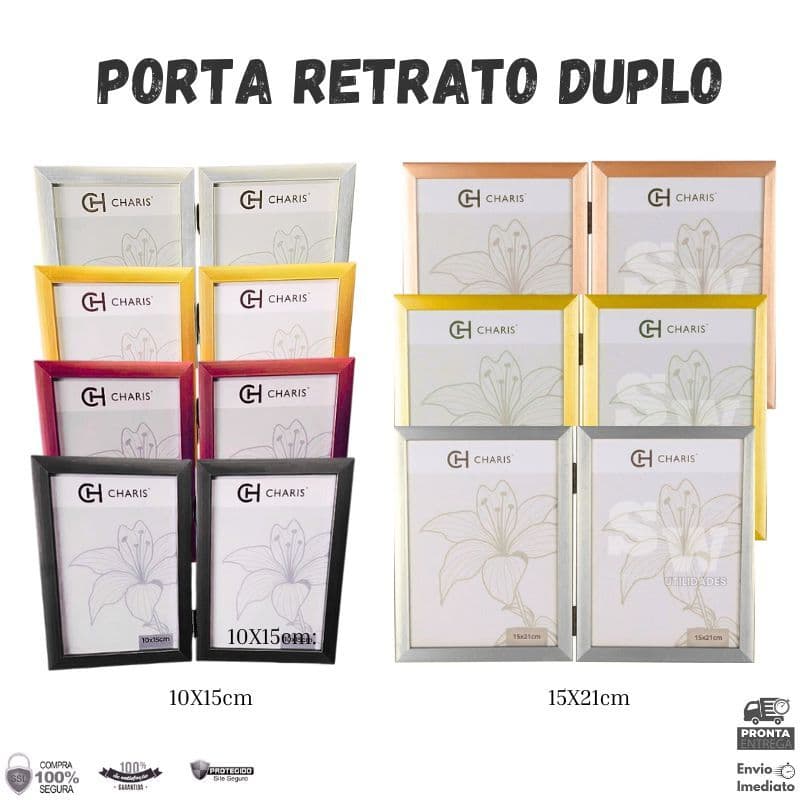 Porta retrato PP Classic Duplo