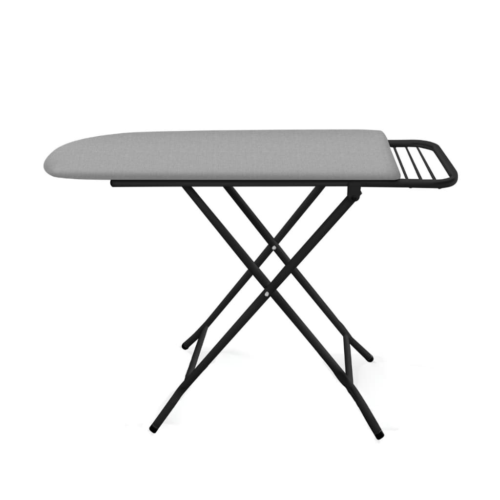 Mesa Tabua De Passar Roupa 117cm Suporte Porta Ferro Extra Forte 3 Medidas De Regulagem Resistente