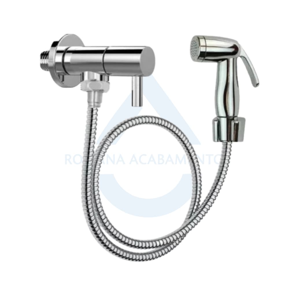 Ducha Higiênica ABS para banheiros luxo e decoração de banheiros cromada