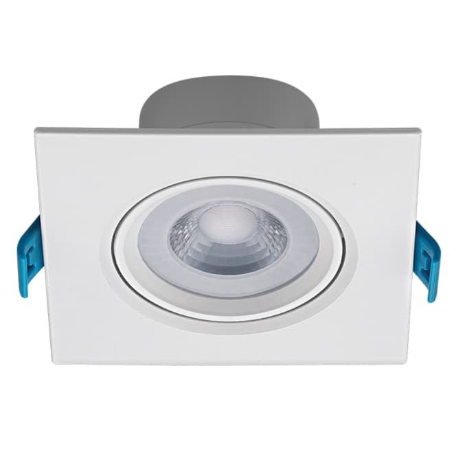 Spot LED Embutir Stella Easy Dicroica 4,5W 3000K Bivolt Branco Econômica Durável Teto Gesso Interno