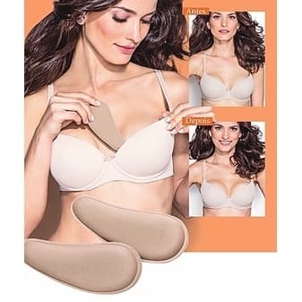 Kit 3 Levanta Seios Enchimento Push Up Feminino Pós Parto Adulto