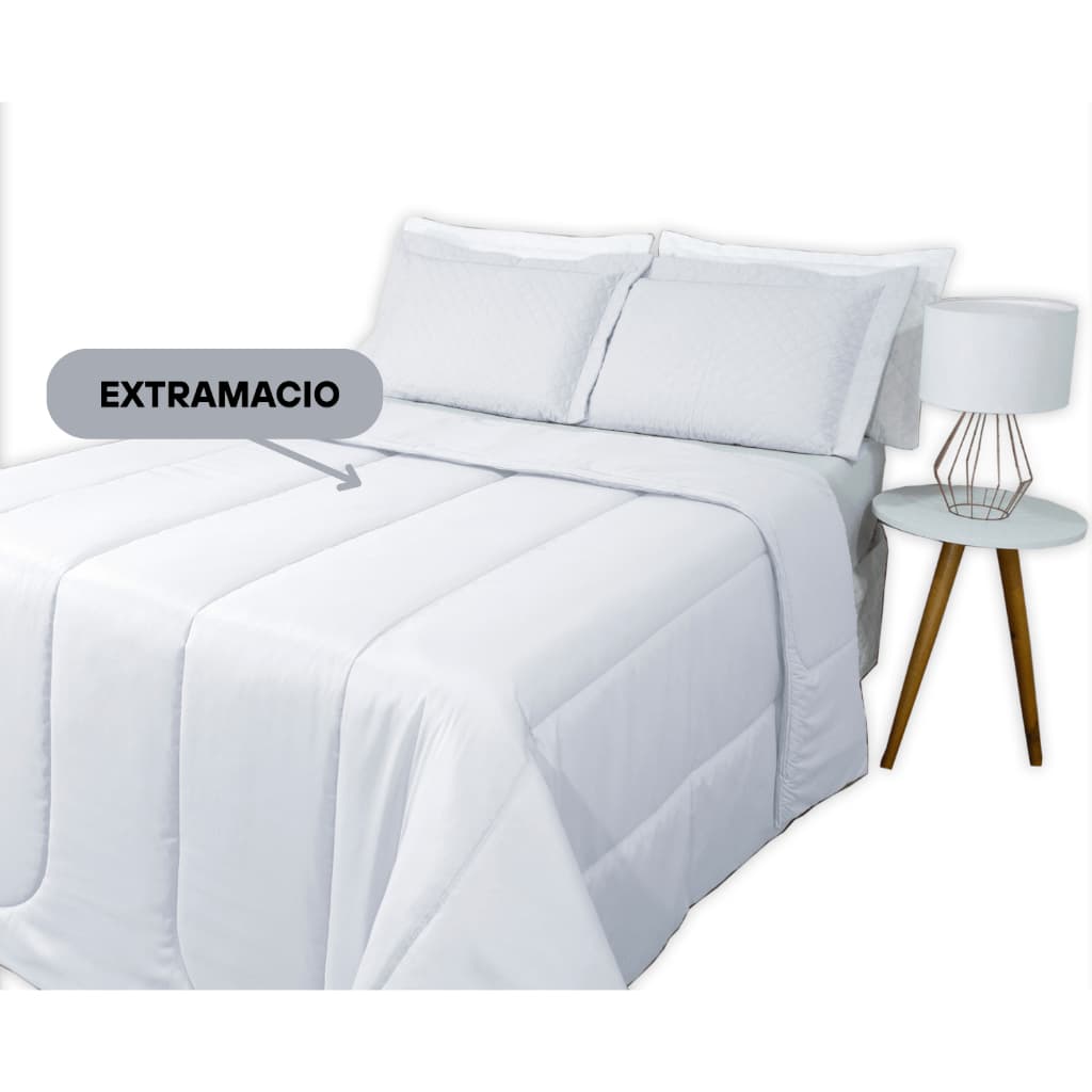 Edredom Extra Macio Dupla Face MicroPercal 400 Fios