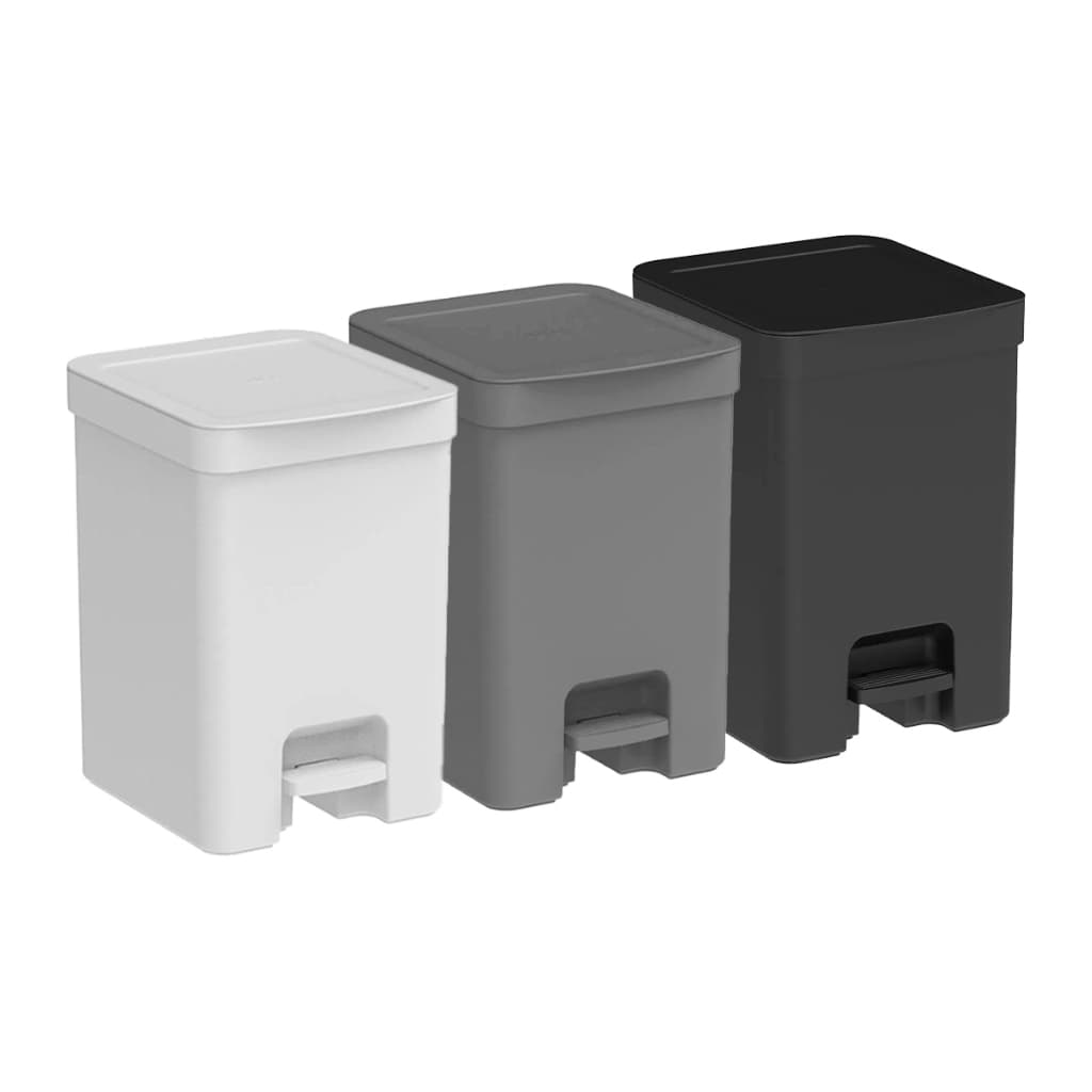 Lixeira de Pedal Trium 12L Para Cozinha, Pia e Banheiro - Ou Martiplast