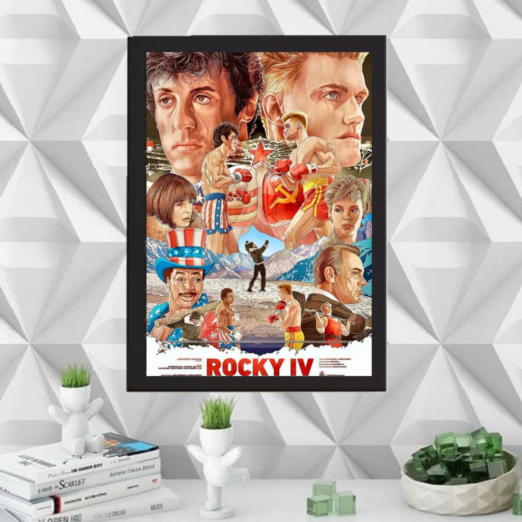 QUADRO POSTER A4 VINTAGE RETRÔ CINEMA ANOS 80 E 90