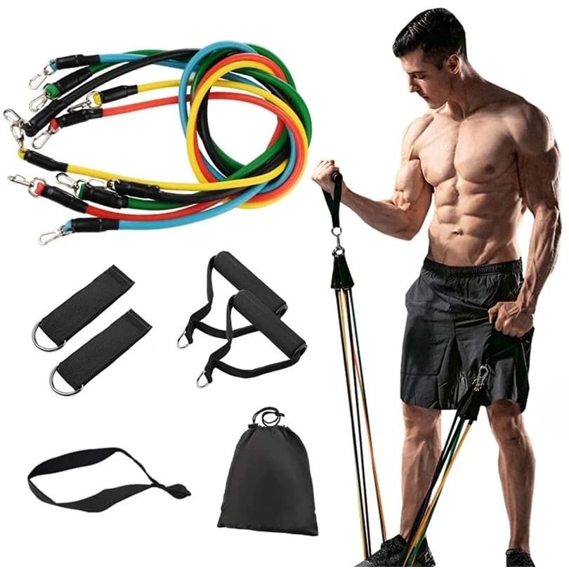 Faixa Elástica Esportiva Borracha Fitness Expansor Academia Casa Croosfit Rua Lazer Viagem