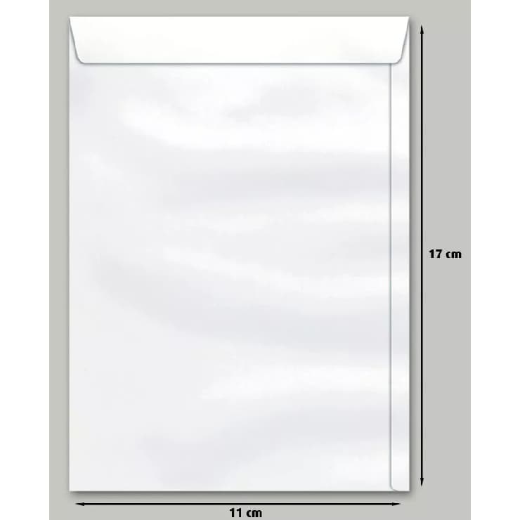 Envelope Saco 110x170 Branco com 100 Unidades Filiperson