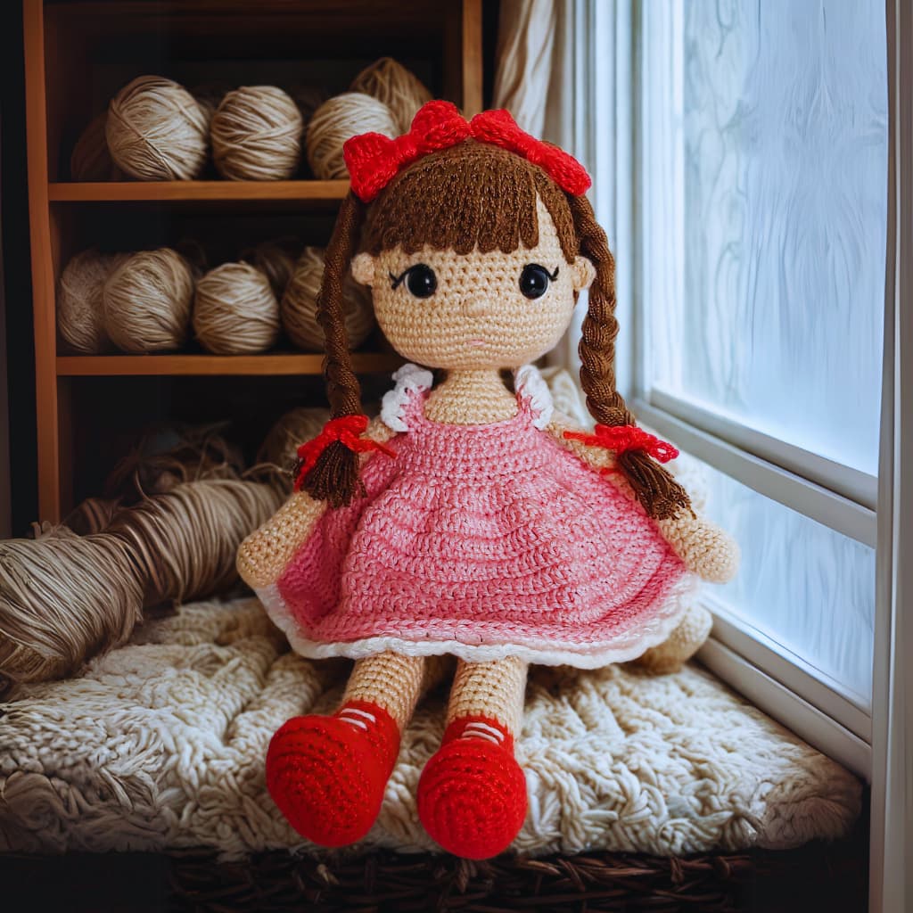 Boneca Maria Flor para nicho/brinquedo/menina/decorar quarto.