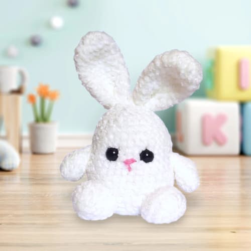 Coelho Amigurumi Pelúcia Páscoa/brinquedo/bordado/bebê