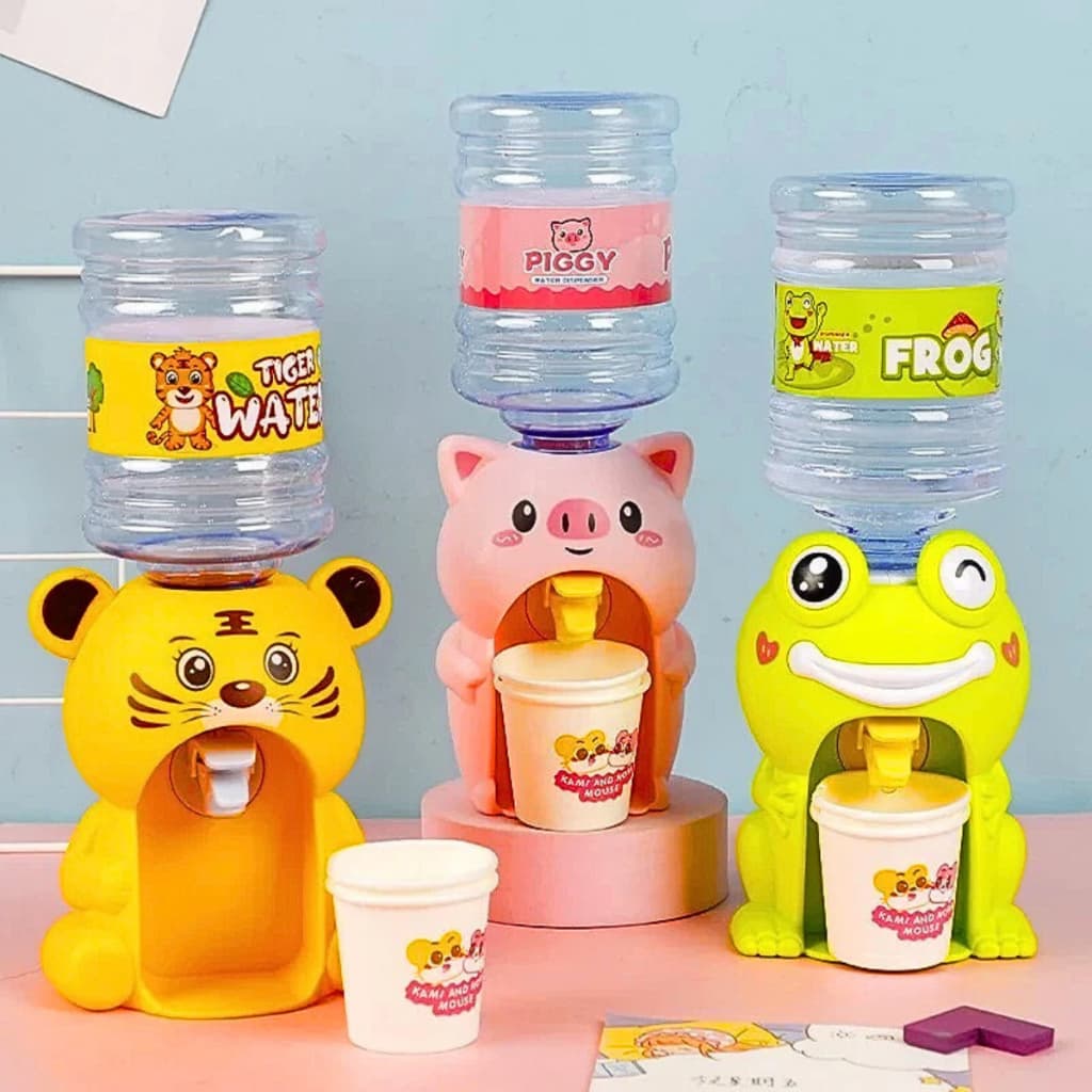 Mini Bebedouro Dispenser Para Água Com Copo Capacidade 200ml Ou 100ml Infantil Kids