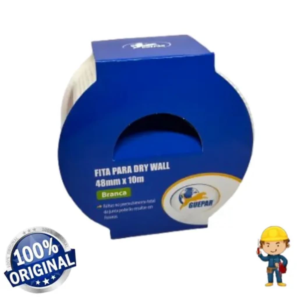 Fita Telada para Drywall 48mm x 10m Guepar