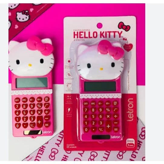 CALCULADORA HELLO KITTY - 8 DIGITOS