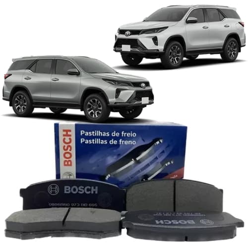 Pastilha De Freio TRASEIRA Hilux SW4 2.8 2016 A 2025 Pajero Full 3.2 2008 a 2020 Bosch Original