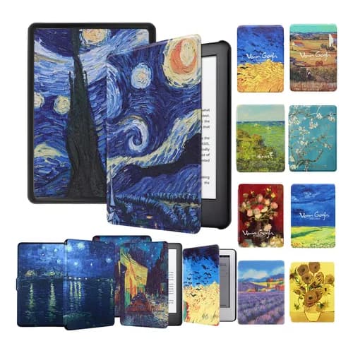 Capa Case Para Amazon Pintado Para Kindle Paperwhite 2024 12ª Geração 7 Polegadas Modelo No.SA569P/SA568B