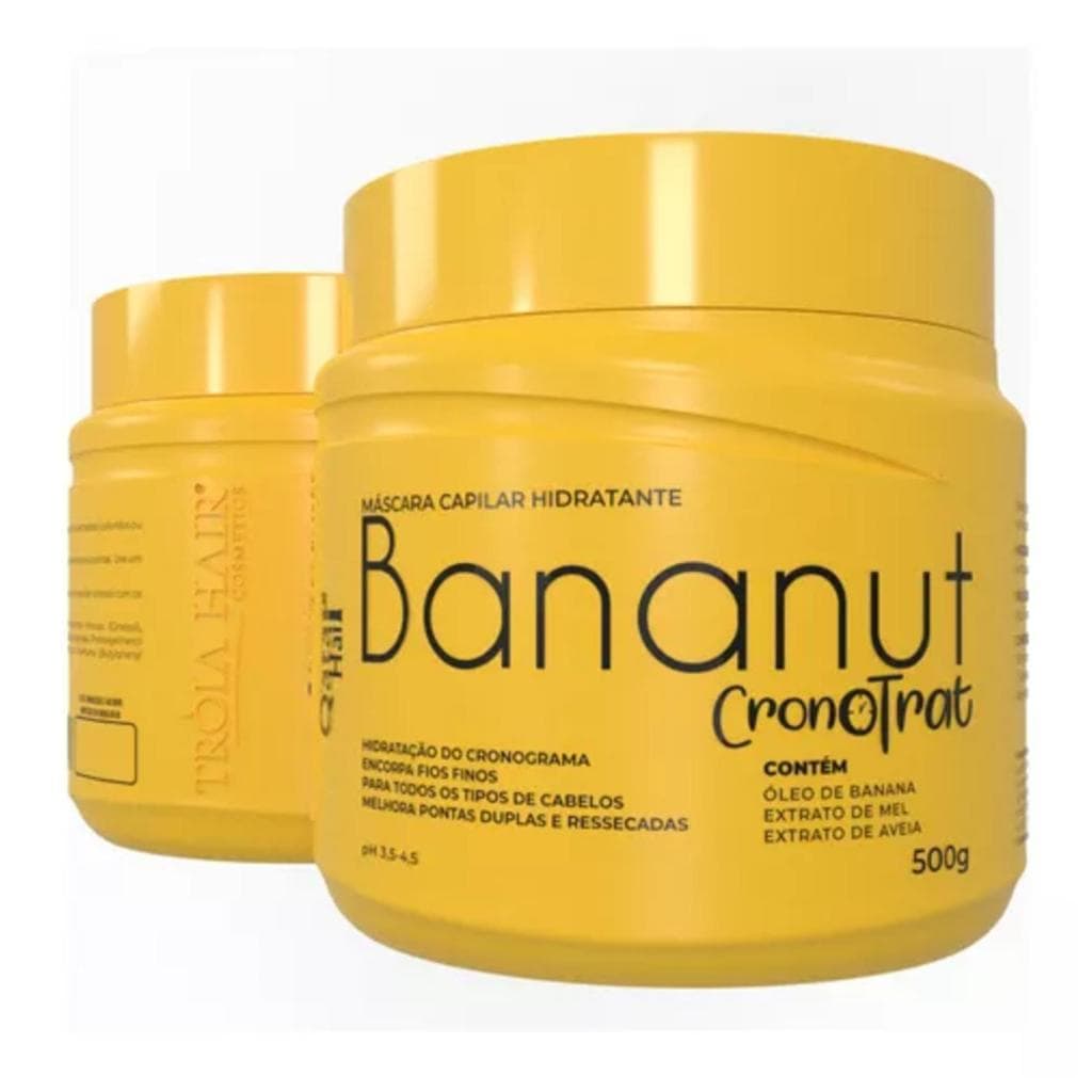 Máscara Bananut Linha Cronotrat Qatar Hair - Lançamento