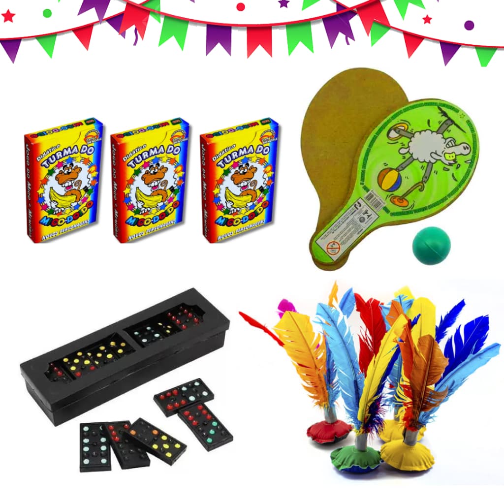 20 Brinquedos Infantil Lembrancinha Festa Junina Aniversário Infantil Prenda Barato Doação Criança