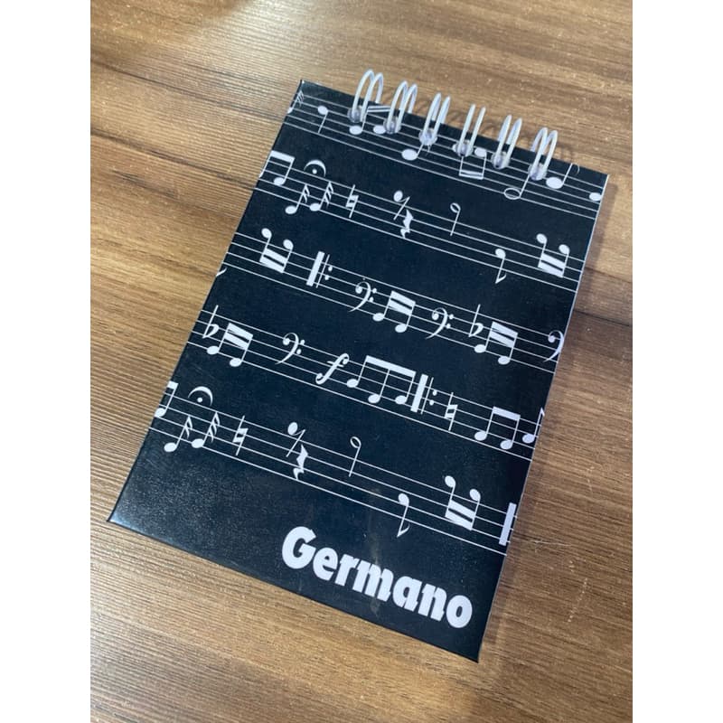 Bloco de notas - Notas musicais personalizado