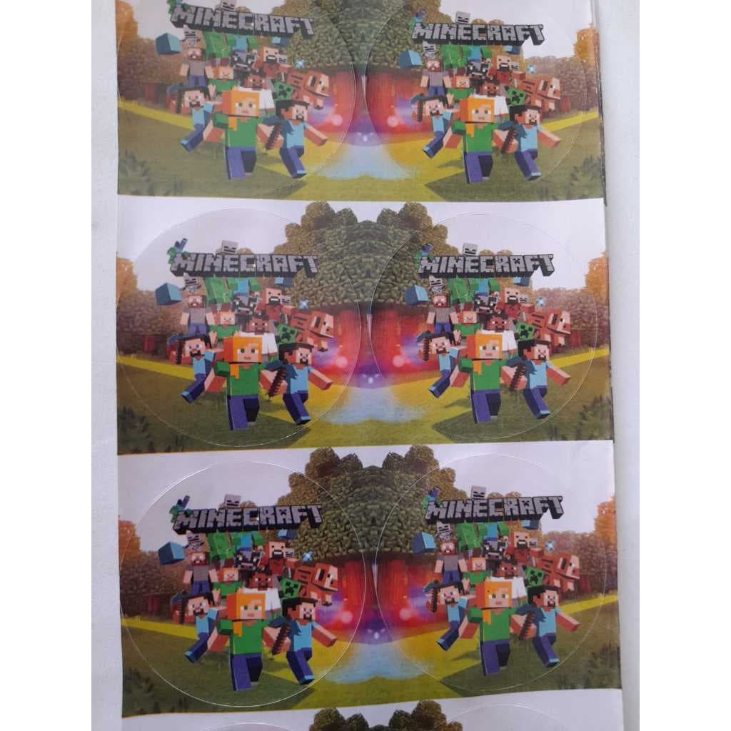 ADESIVOS MINECRAFT