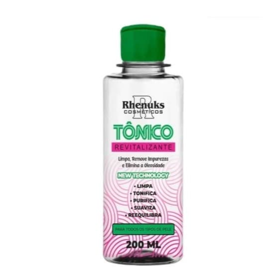 Tônico Facial Revitalizante Remove Impurezas Controla Oleosidade 200ml Rhenuks