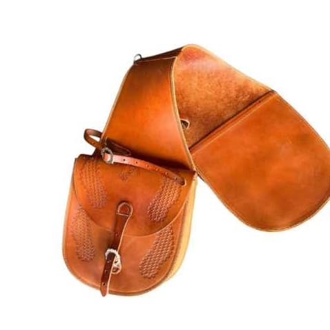 alforge de couro para andar em animal