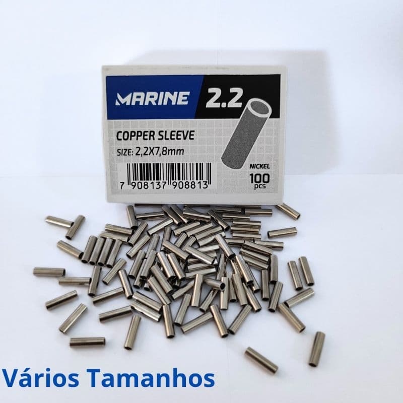 Luva anilha para encastoar, Marine Sports, cor Nickel (prateado) - Vários Tamanhos e Quantidades