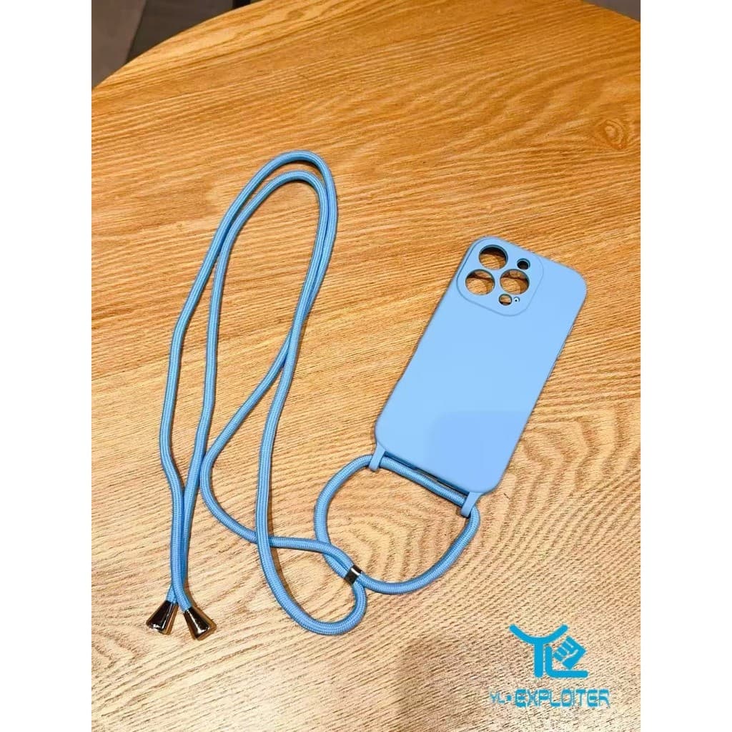 Capinha com Cordão Lisa capa para com suporte de pescoço para iphone aveludada por dentro 12/13/11/14/14pro/15promax/16