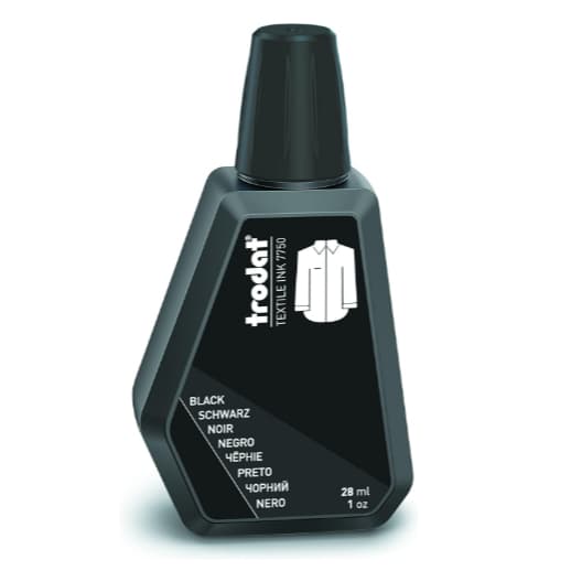 Tinta para Tecido Trodat - Cor Preta
