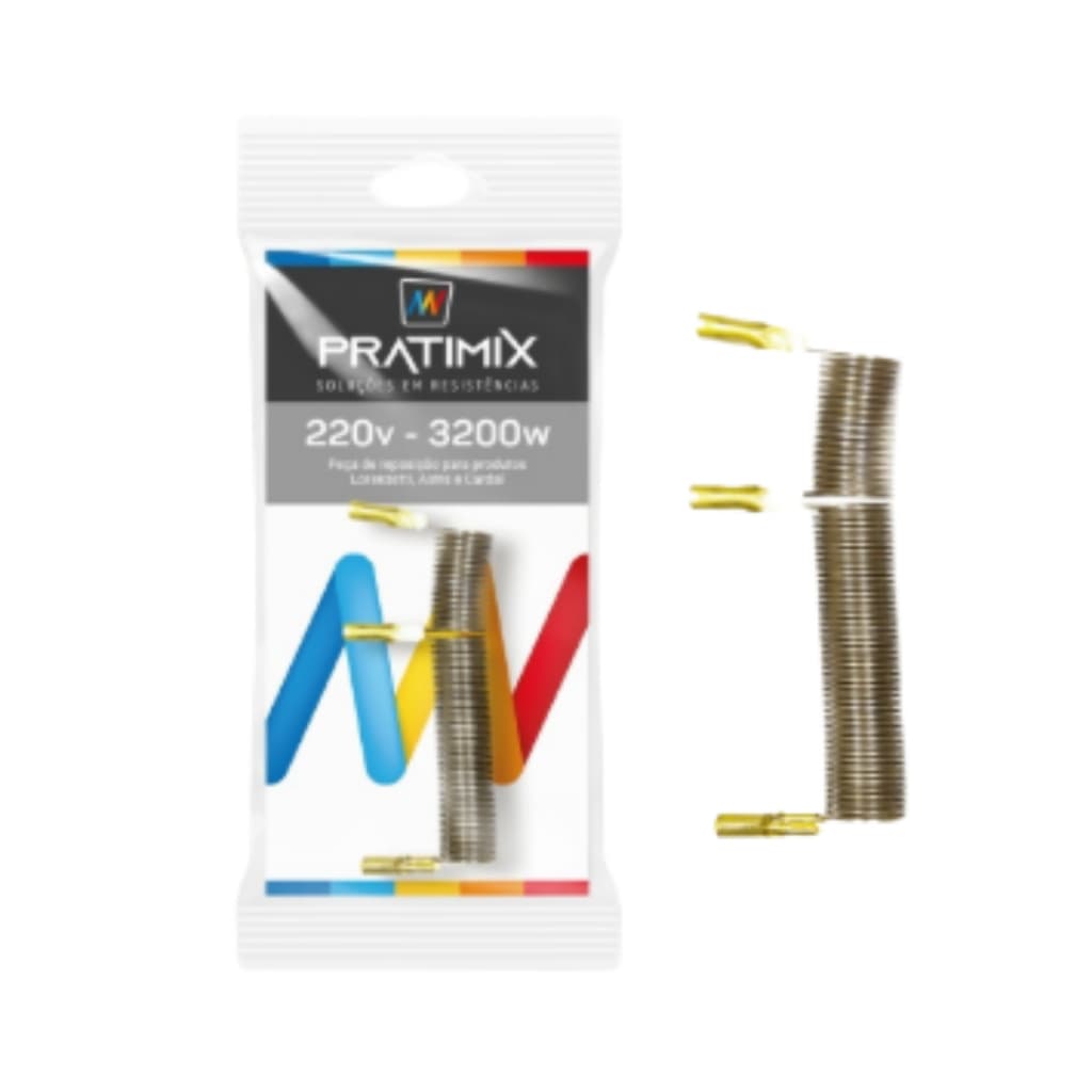 Resistência 220V - 5500W Compatível com Lorenzetti Astra Cardal Max Ducha Bella banho Torneira Versátil Pratimix