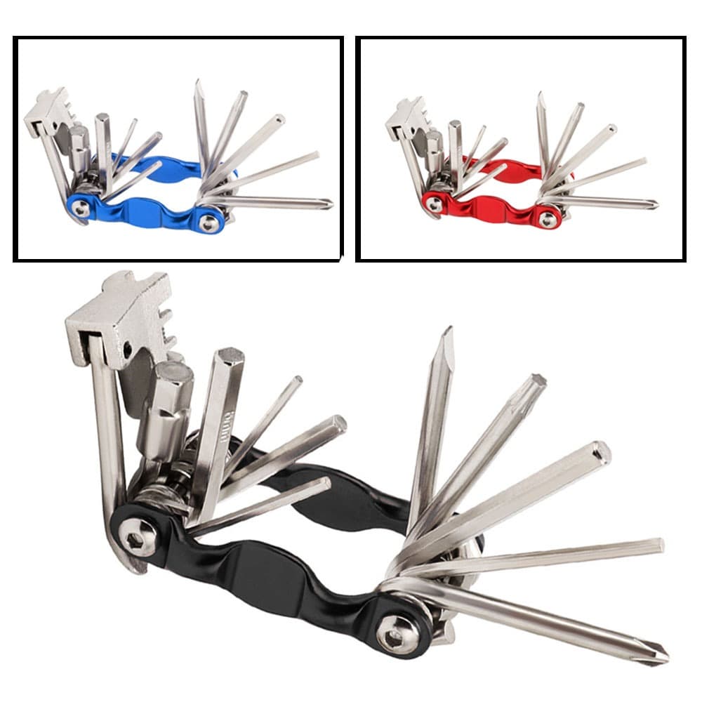 Kit Chave Extrator Com Chave Multiuso Saca Colocar Pino Corrente De Bike Bicicleta Ciclismo