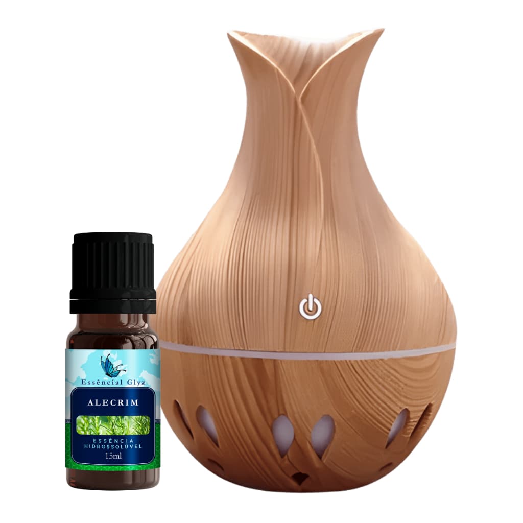 Essência Glyz Alecrim + Umidificador: Aromas Premium para Seu Ambiente