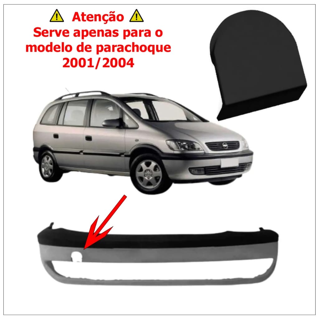 Tampa Capa Parachoque Reboque Dianteiro Zafira 2001/2004