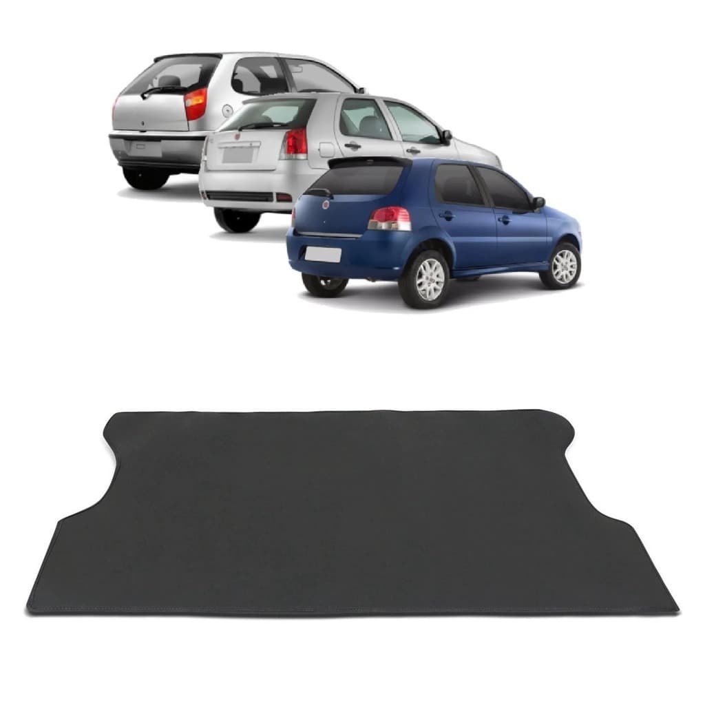 Tapete Carpete Porta Malas Fiat Palio 96/12  Preto