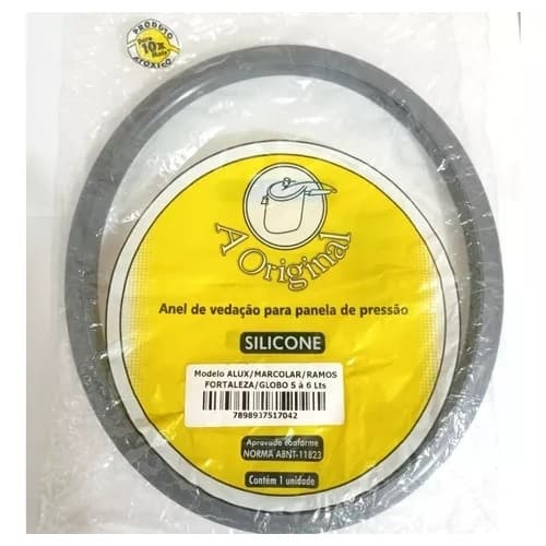 Borracha Panela De Pressão Marcola/Ramos/Fortaleza 5 E 6 Lts