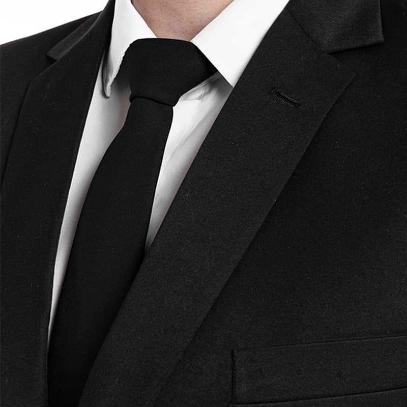 GRAVATA SEGURANÇA COR PRETO, AZUL MARINHO TERNO SLIM