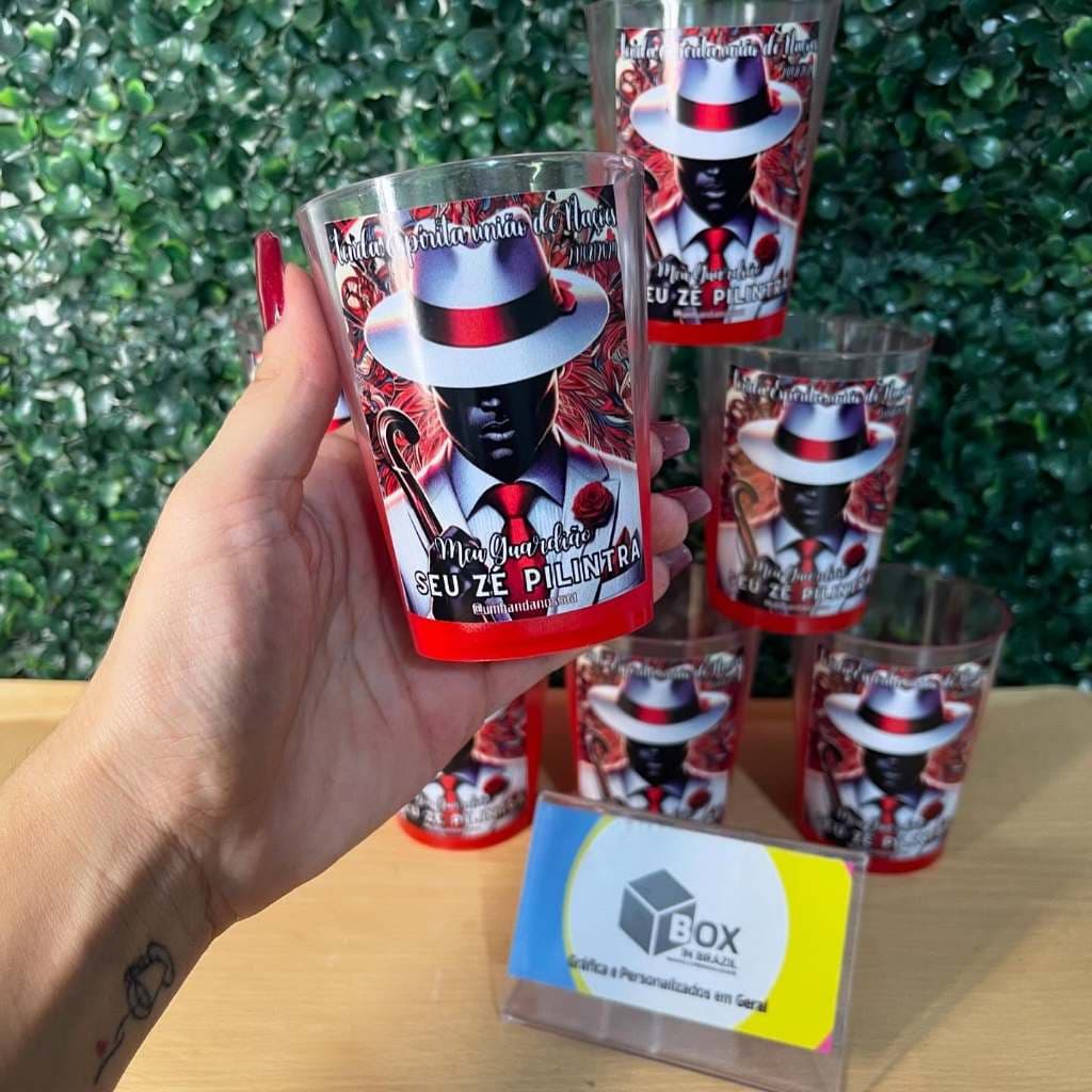 Copo Zé Pelintra, Seu Zé Personalizado Copo Rubizinho Americano Short Drink Degradê