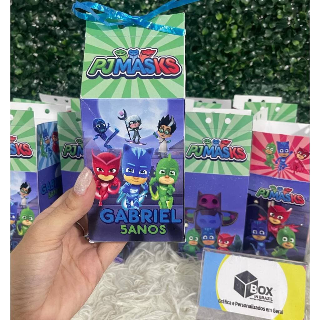 CAIXA MILK PERSONALIZADA PJ MASKS