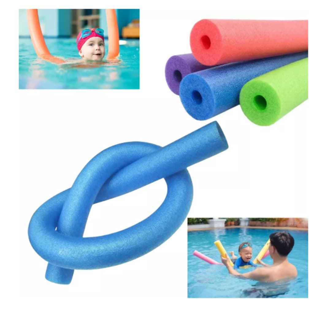 Flutuador Boia Macarrão Piscina Natação Hidroginástica Com Furo Boia Espaguete para Criança e Adulto