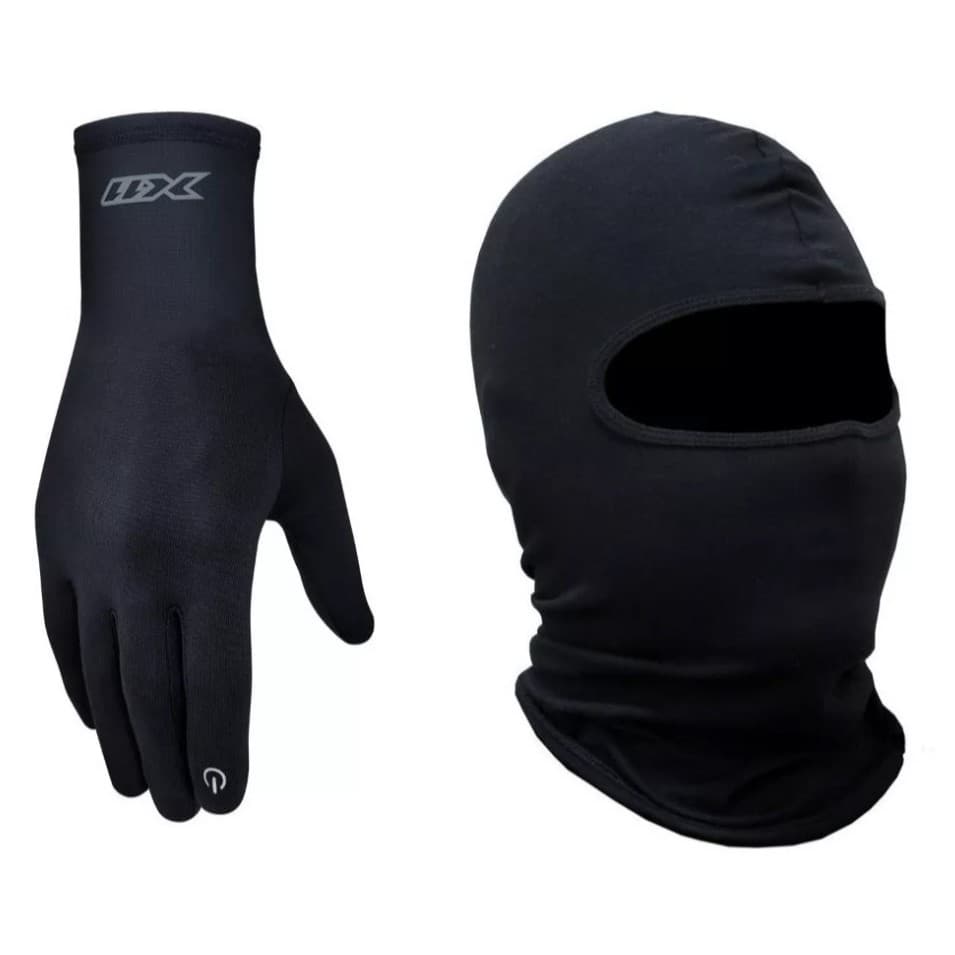 KIT LUVA THERMIC X11 + BALACLAVA TROIA PROTEÇÃO FRIO