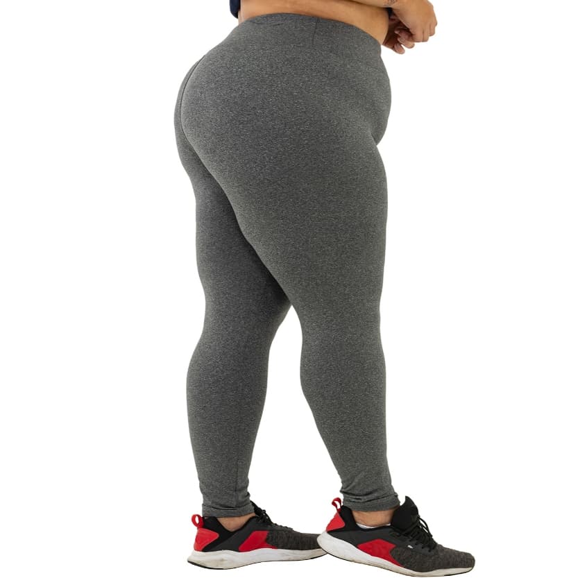 Calça Legging Plus Size Cintura Alta G1 G2 G3 G4 Suplex Em Poliéster