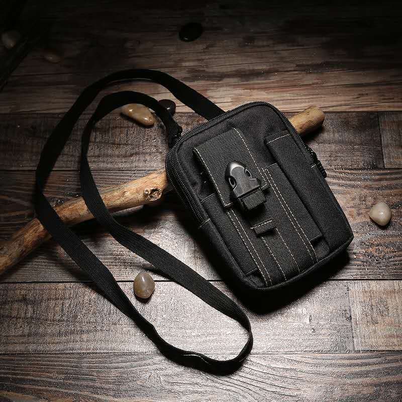 Bolsa Pochete Masculino Feminino Muti-Funcional, Bom para Colocar Celular Documento Resistente