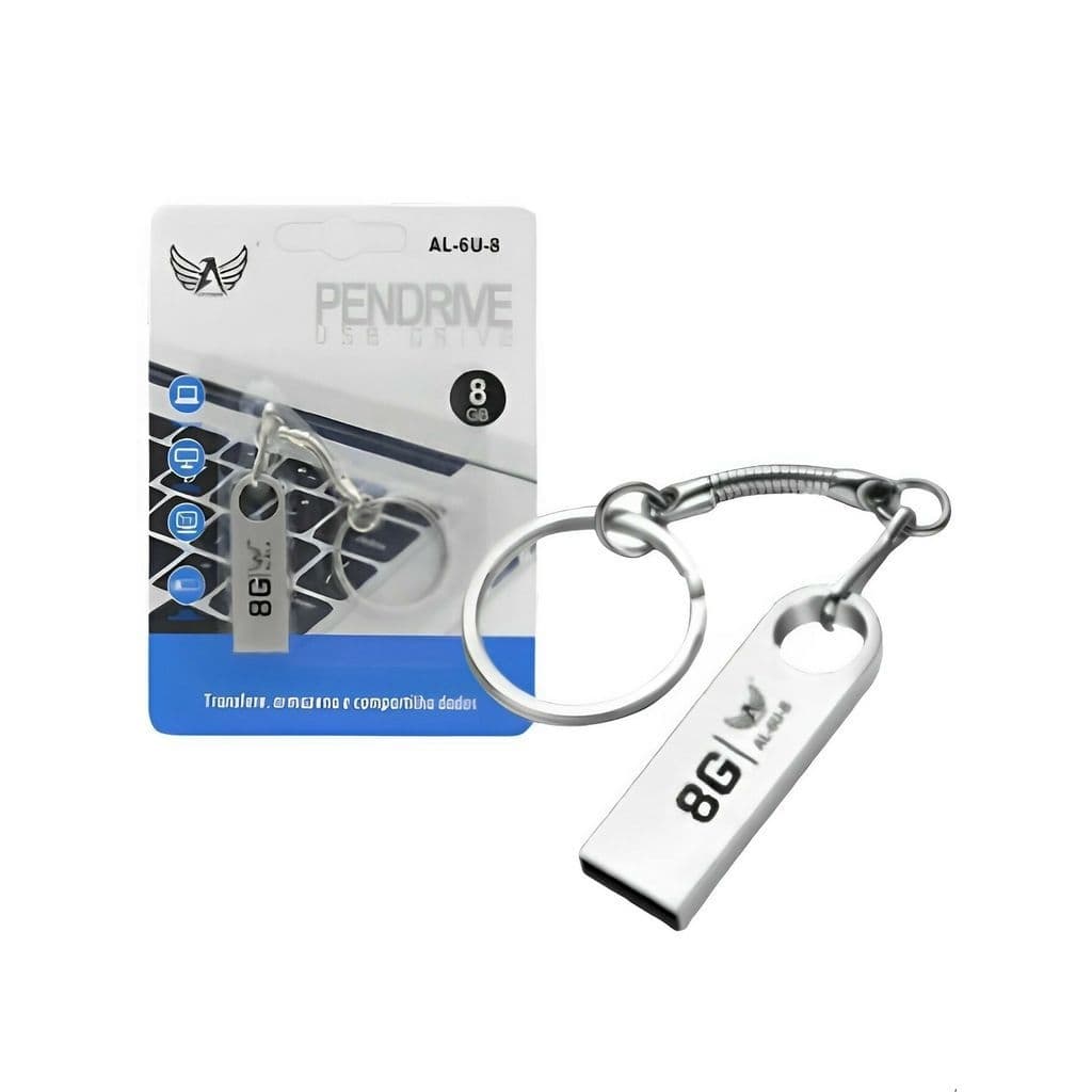 Pen drive Usb 8G Original Altomex Com chaveiro
