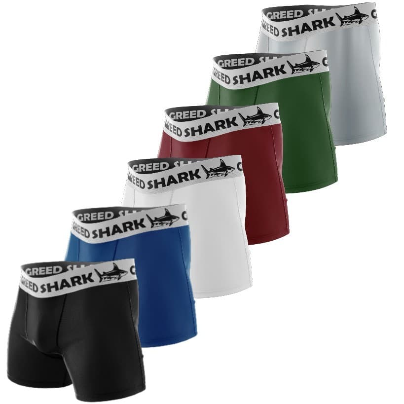 Kit com Cuecas Boxer Masculino Adulto Cueca Box Qualidade Premium Lisa