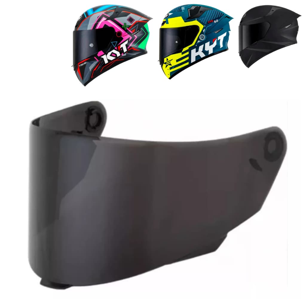 Viseira Capacete Kyt Tt Course Fume