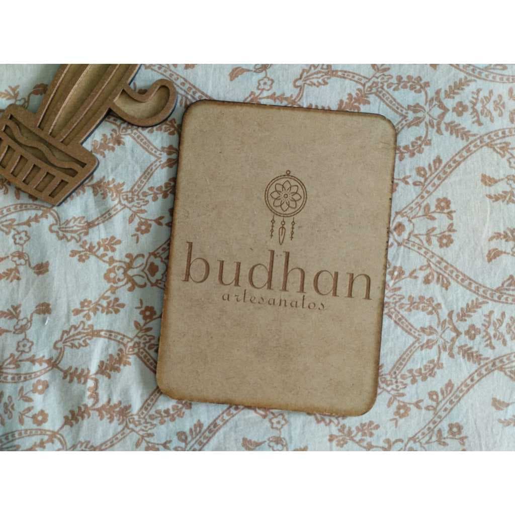 Placa de MDF Personalizadas - Endereço, Wi-Fi, LOGO - 20 cm