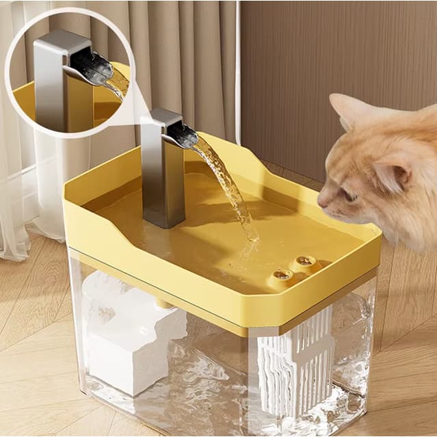 Fonte de Agua para Gatos Bebedouro Automático Regulável Plástico Bivolt Pet