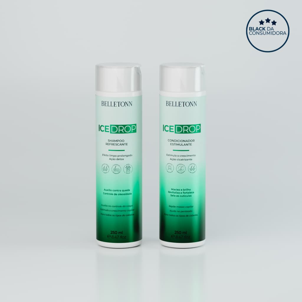 Kit Ice Drop 1 Shampoo + 1 Condicionador 250ml